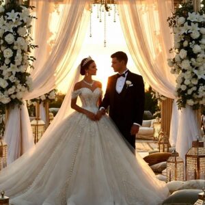 mariage princesse blanc élégance raffinement premium