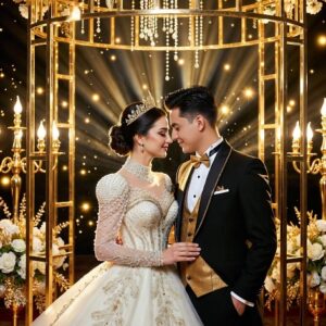 mariage-GOLD-or-blanc-star