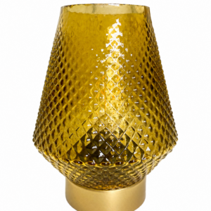 photophore-SWIGON-verre-art-déco-jaune-miel